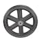 Vestil Mold on Rubber Wheel 18x3 Black WHL-MR-18X3 - alternate 2